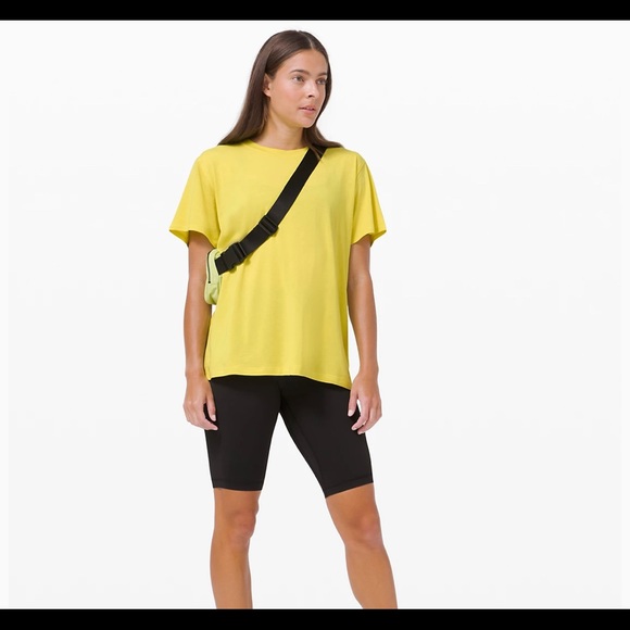 Lululemon All Yours Tee Yellow - Picture 2 of 9